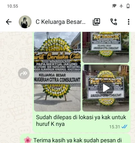 Pengiriman Papan Bunga Duka Pasar Induk Kramat Jati