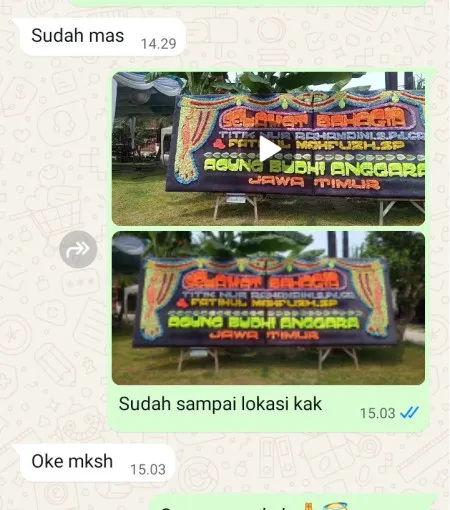 Pengiriman Papan Bunga Pasar Induk Kramat Jati