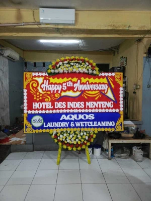 Papan Bunga di Pasar Induk Kramat Jati