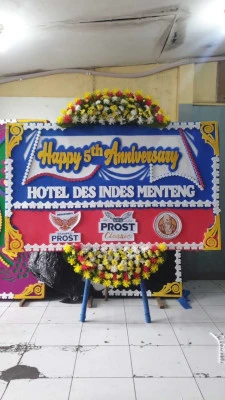 Papan Bunga di Pasar Induk Kramat Jati